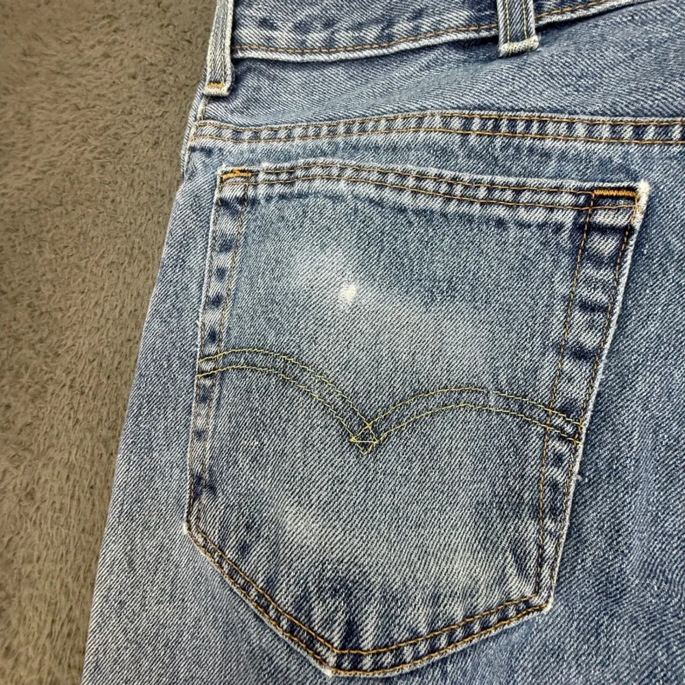 Levi's 517 Jeans Mens 40x34 Light Wash Blue Bootcut Denim Pants